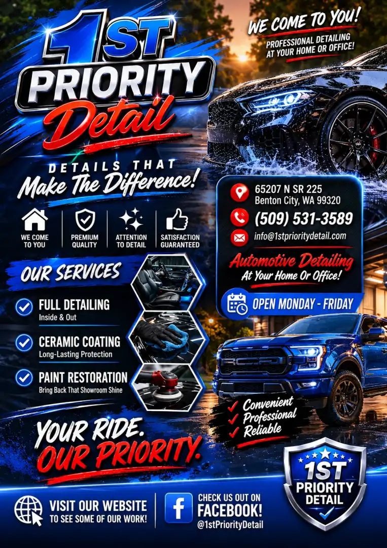 1st Priority Detail advertisement