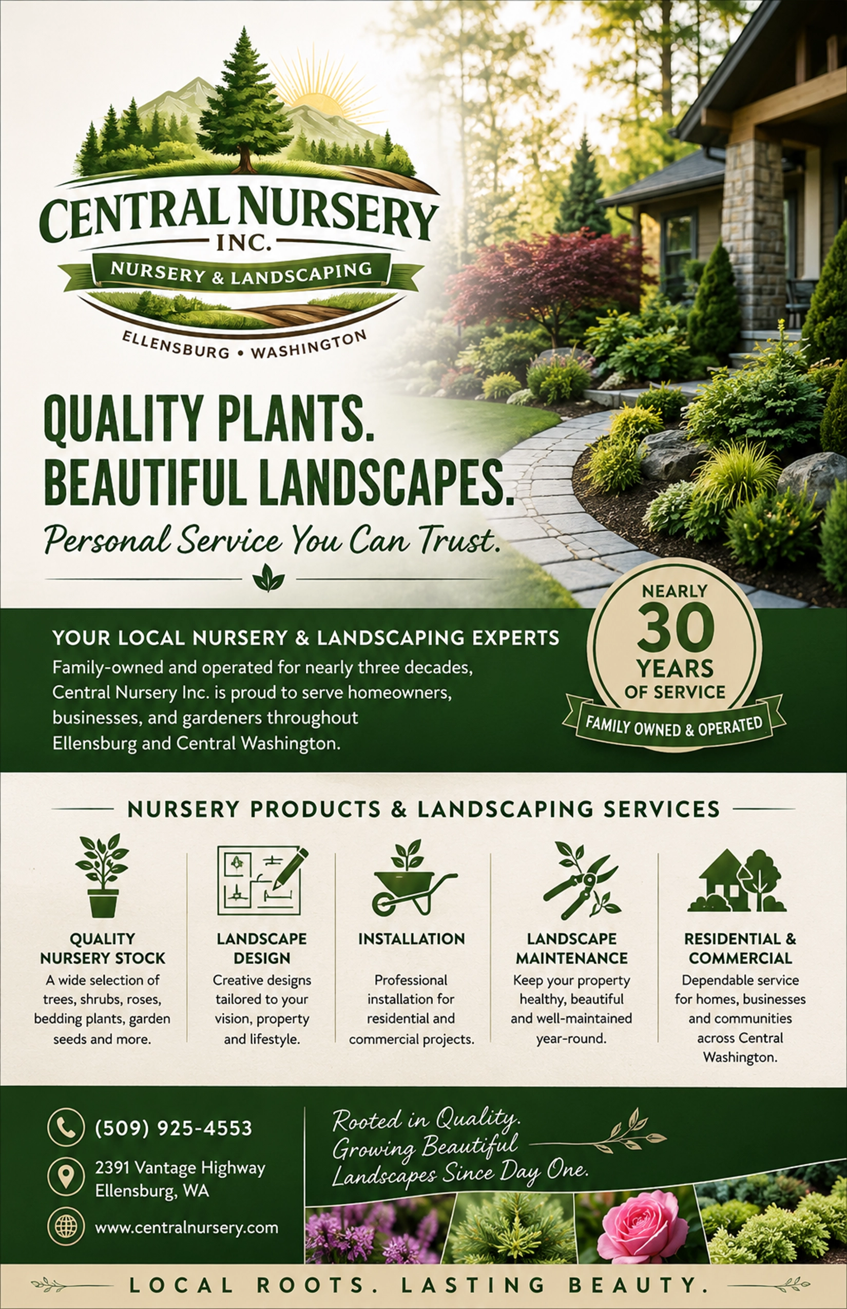 Central Nursery Inc advertisement